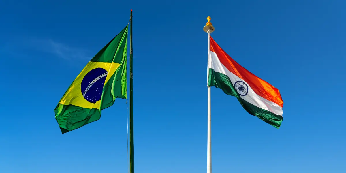 Brasil e Índia fecham acordo para ampliar comércio a US$ 20 bilhões até 2030