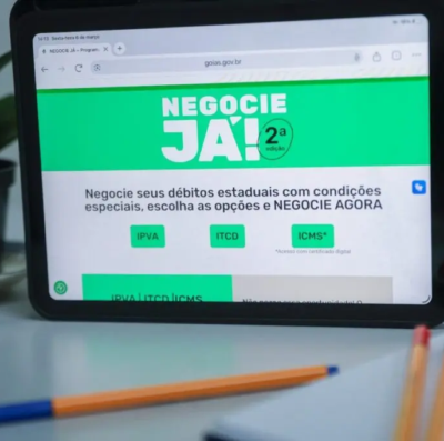 Negocie Já II Goiás prorroga prazo para quitar ICMS, IPVA e ITCD com até 99% de desconto