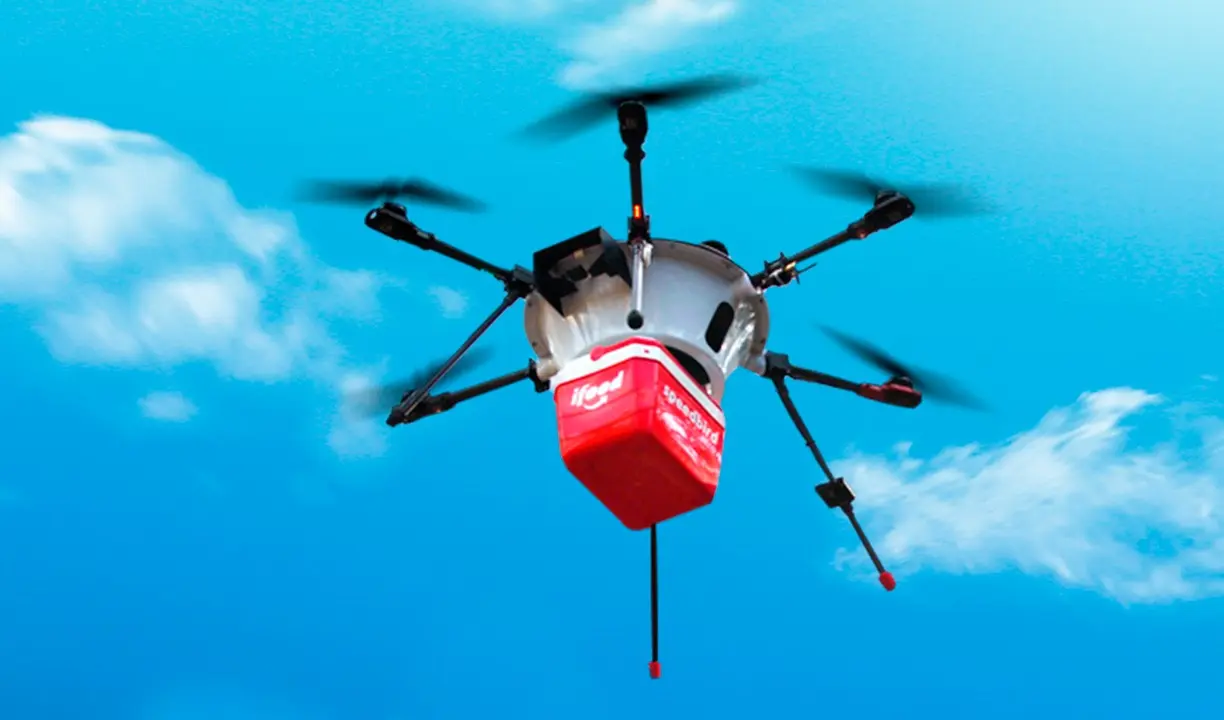 iFood avalia entregas por drones em Goiânia